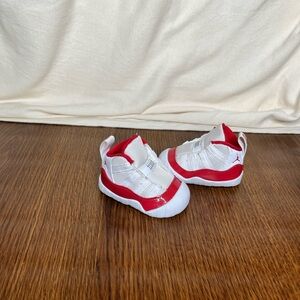 Nike Air Jordan 11 Crib Bootie Cherry White-Varsity Red-Black